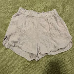 Universal Thread Purple High-Rise Pull On Gauze Shorts